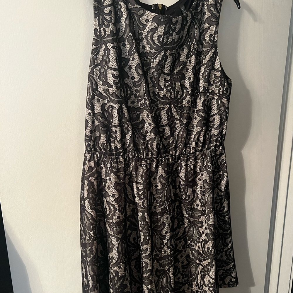 Black & Silver Cocktail Dress